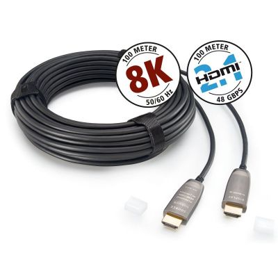 Profi HDMI 2.1 optical fiber cable 8K 48Gbps 8m 009245008