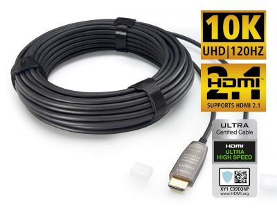 Profi HDMI 2.1 optical fiber cable 8K 48Gbps 10m 009245010
