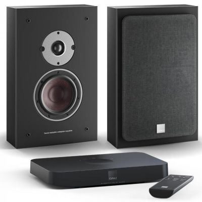 OBERON OnWall C black oak + Sound Hub Compact