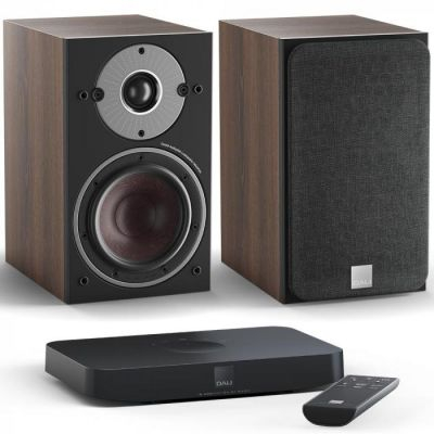 OBERON 1 C dark walnut + Sound Hub Compact