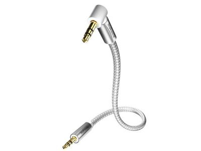 Premium MP3 Audio Cable 90°, 3.5 Phone plug, 0.5 m, 004104005